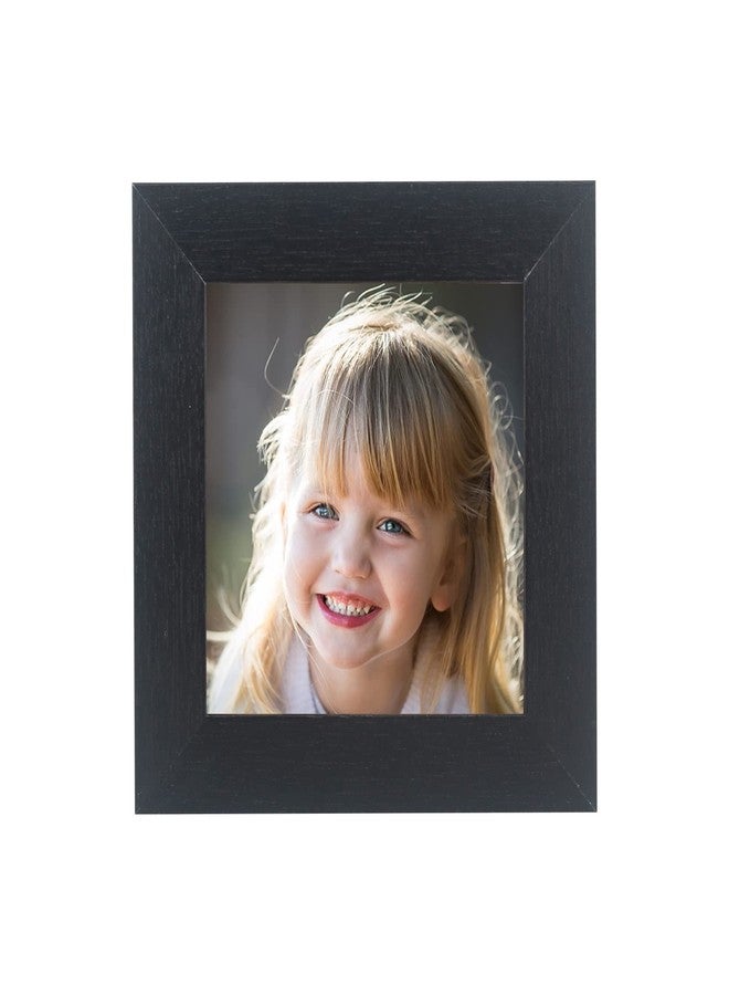 LTYHHK 3.5x3.5 Picture Frames Solid Wood 3.5x3.5 inch Square Poster Frame for Wall 3.5x3.5 inch Photo Frames Family Black (HB3535) - Image 1